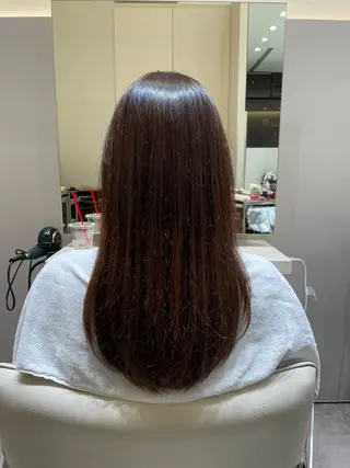 セミロング カラー 兵頭 稀星のヘアスタイル