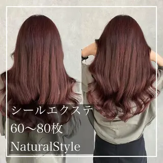 カラー 💎馴染むエクステ ×カラーTOMO💎のヘアスタイル