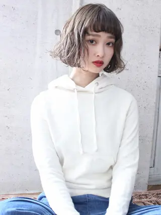 ショート カラー パーマ ooit所属・ooit 【オーイット】のヘアスタイル