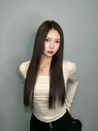 ロング カラー etora 渋谷所属・ワンホンヘア🇨🇳 髪質改善/itaruのヘアスタイル