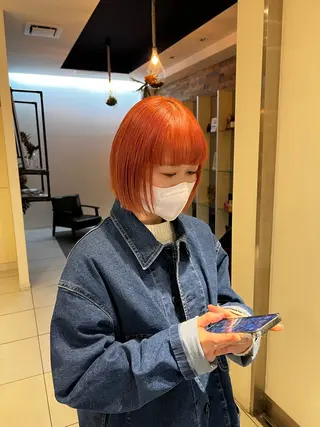 カラー hiyori /ハイトーンカラーのヘアスタイル