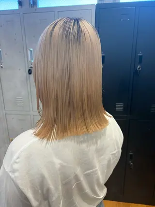 ミディアム tokute 片岡心🐥のヘアスタイル