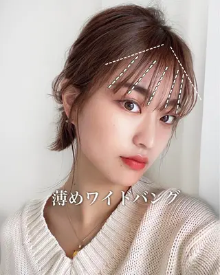 ミディアム カラー レイヤー専門家 ダブルカラー修のヘアスタイル