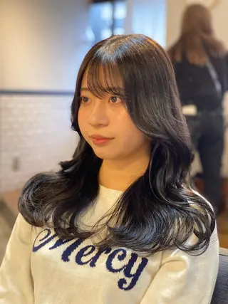 ロング カラー knock【ノック】所属・烏丸韓国ヘア🇰🇷 ayaka🎀のヘアスタイル