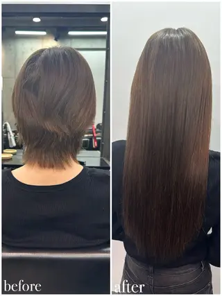 ロング 🫧シールエクステ/ カラー🫧アサミ️のヘアスタイル