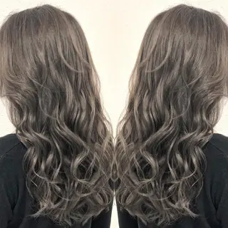 ロング カラー パーマ ヘアアレンジ メンズ キッズ ネイル マツエク・マツパ biscohair 髪にドラマを。のヘアスタイル