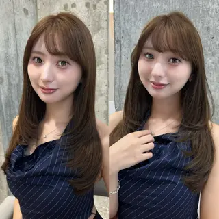 ロング レイヤーカット 新宿🤍Maiのヘアスタイル