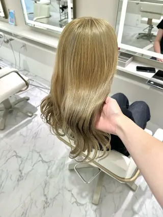 ロング カラー ParveMix🍀 藤原愛未のヘアスタイル