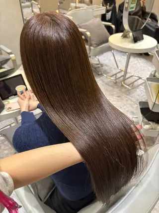 ロング カラー Ayano‪‪🎀似 合わせ×透明感🎀のヘアスタイル