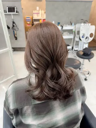 ミディアム MAHO/透明感カラ ー/髪質改善🍒のヘアスタイル