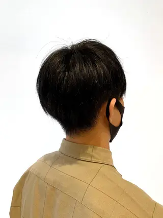 ショート カラー メンズ 野口 虎生 カットモデル募集中のヘアスタイル