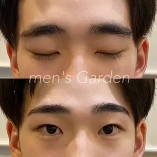 メンズ アイブロウ メンズガーデン yuriのネイルデザイン