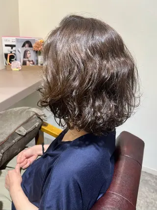 ミディアム カラー 堀越 エリのヘアスタイル