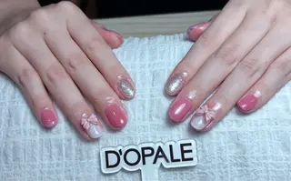 ネイル D‘OPALEサロン所属・長さ出し専門店 上野kkのネイルデザイン