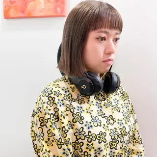 ミディアム カラー パーマ ヘアアレンジ 💖美髪矯正💖 辻未侑のヘアスタイル