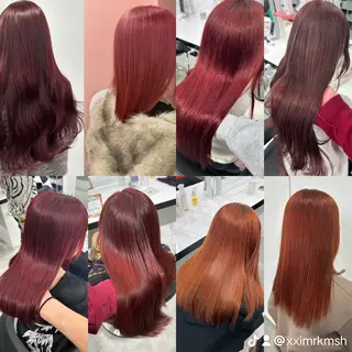 ロング カラー 履歴修正屋さん／ ブロンド／ホワイトのヘアスタイル