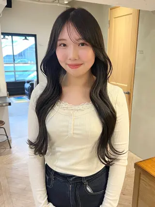 ロング レイヤーカット/暖色 カラー/mao🎀のヘアスタイル