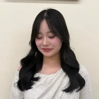 ロング カラー 韓国ヘア🇰🇷艶 カラー/sakuraのヘアスタイル