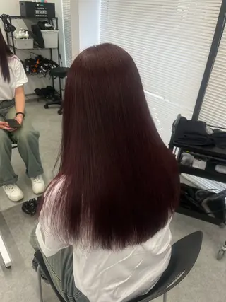 カラー ユイ☆ハイトーン ☆ブリーチデザインのヘアスタイル