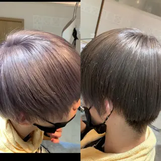 ショート カラー サロウィン(SALOWIN)原宿iori店所属・れい🫧 ハイトーン特化のヘアスタイル