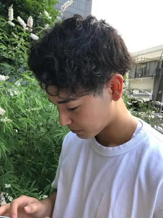 パーマ メンズ 【髪質改善✨】 sanaのヘアスタイル