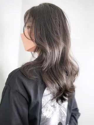 ミディアム カラー ITbyALBUM 松戸のヘアスタイル