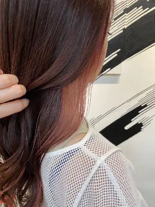 カラー ロング 埼玉久喜/ハイトーン デザインカラーRYOのヘアスタイル