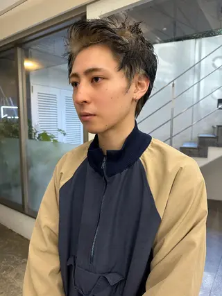 ショート カラー メンズ 渋谷メンズショート 特化🥋　渡邊健流のヘアスタイル