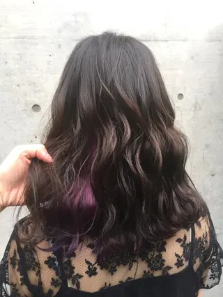 ミディアム カラー 韓国ヘア🤍髪質改善 🇰🇷AKANEのヘアスタイル