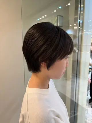 ショート 似合わせカット‪// 鶴我万唯華のヘアスタイル