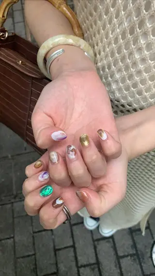 ネイル 平野葵🎀 hair/nailのネイルデザイン