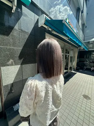 ミディアム カラー ‪❥ブリーチ💗 MIKUのヘアスタイル