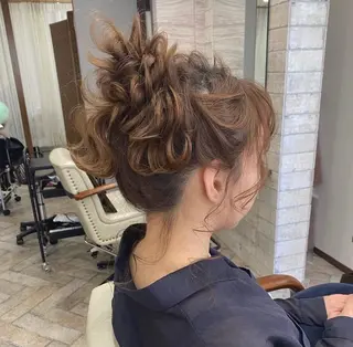 ヘアアレンジ 透明感ワンカラー梅田 ダブルカラー/川上のヘアスタイル