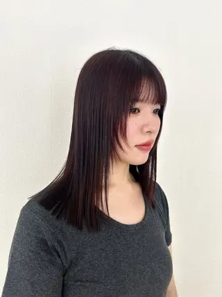 セミロング 渡辺 望愛のヘアスタイル
