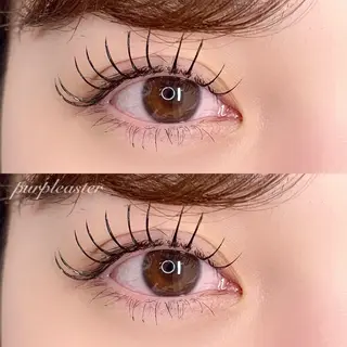 マツエク・マツパ purple aster名駅店所属・パープルアスター/ mako🐈‍⬛🤍のマツエク・マツパデザイン