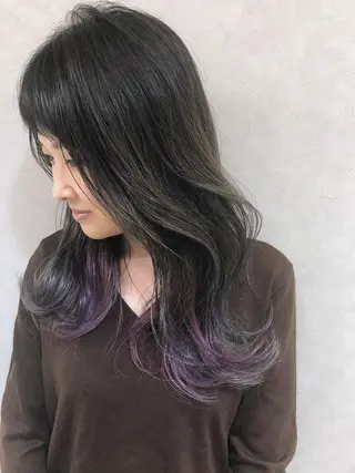 ロング カラー ヘアアレンジ 指名支持率NO.1 スタイリストのヘアスタイル