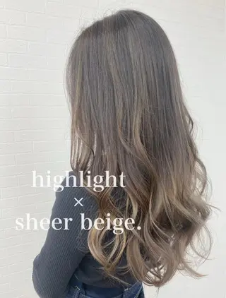 ロング カラー GRANLUSSO 〜グランルッソ駅前店所属・木口 嘉美のヘアスタイル