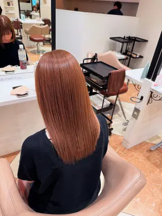 セミロング 髪質改善カラー/店長 宮内秀峰のヘアスタイル