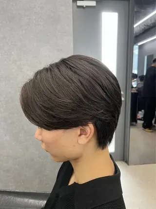 ミディアム 長谷川 稔洋のヘアスタイル