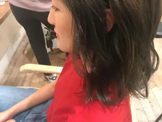 ミディアム カラー オリーブ透明感カラー 表参道/MIKUのヘアスタイル