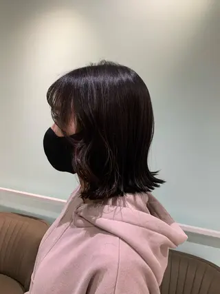 ミディアム 森山 佳小里/カラー /似合わせカットのヘアスタイル