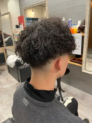 パーマ メンズ メンズ特化/パーマ/ フェードWATARUのヘアスタイル