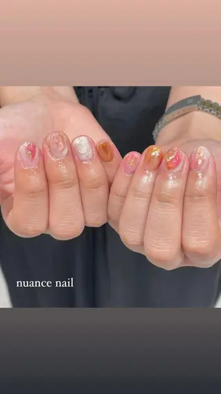 ネイル 淡色ネイル 🎀moeのネイルデザイン