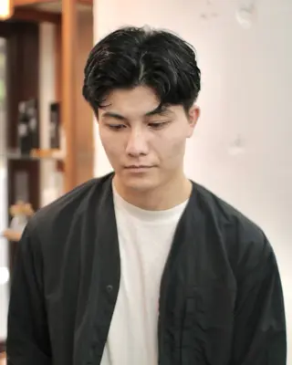 ショート メンズ 木村陸弥 似合わせ 透明感カラー🌿のヘアスタイル