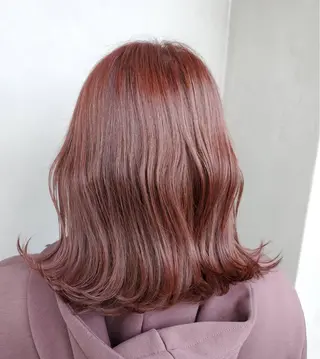 ミディアム カラー 内山 みどりのヘアスタイル