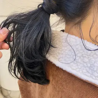 ミディアム 高橋 みく/ minim 暖色のヘアスタイル