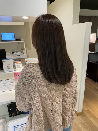 セミロング カラー 韓国レイヤー🎀/ 顔周り特化🎀/豊田のヘアスタイル