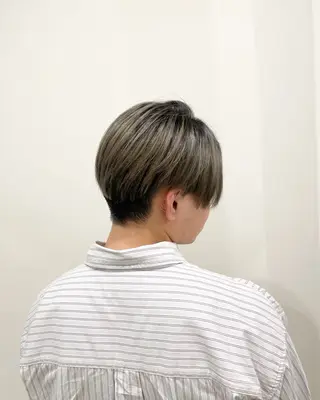 ショート カラー メンズ ニュアンスカラー🫧 加納のヘアスタイル