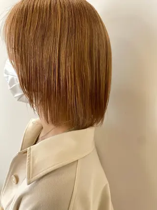 ショート カラー ハイトーン/ウルフ /レイヤー/坂野幸伸のヘアスタイル