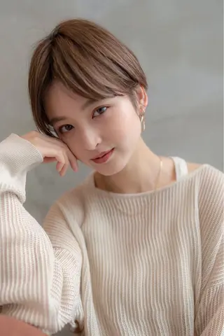 ショート カラー 🉐レイヤー/塩見 弘樹🉐渋谷のヘアスタイル